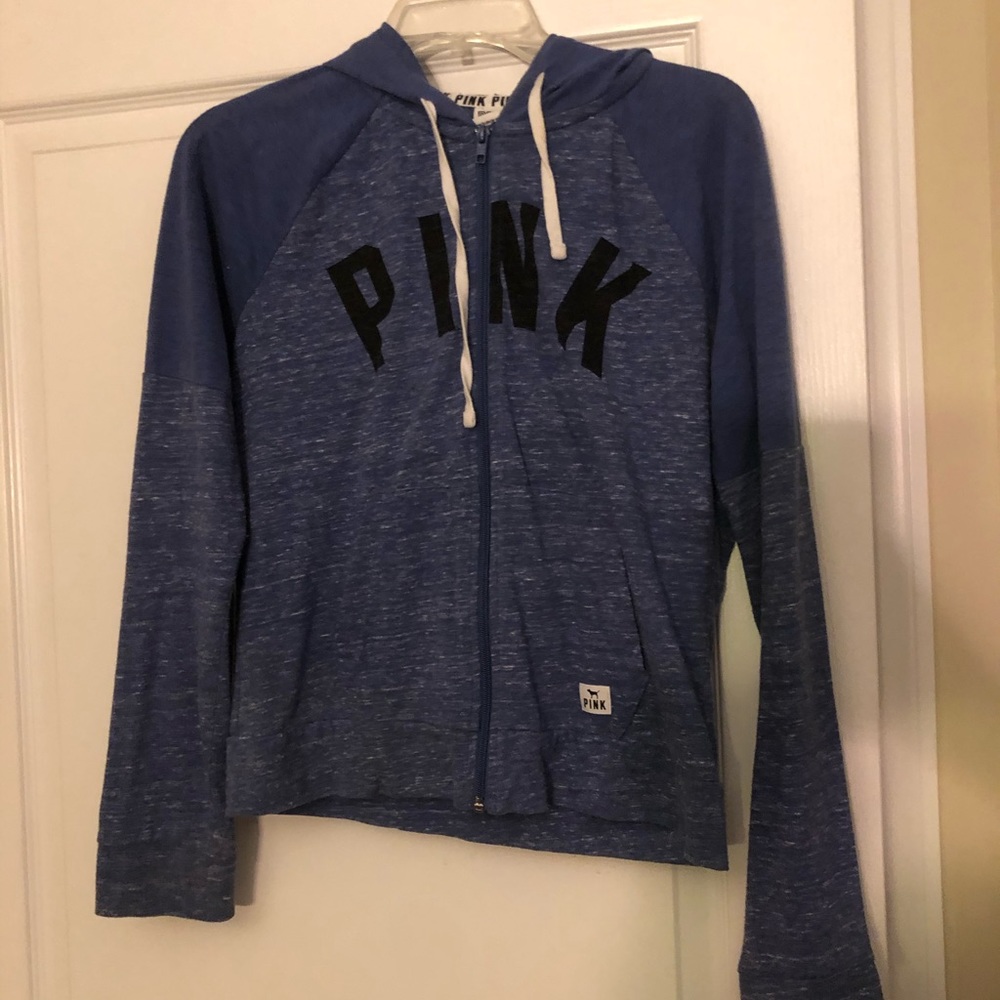 LIKE NEW VS PINK ZIP UP JACKET Size SM